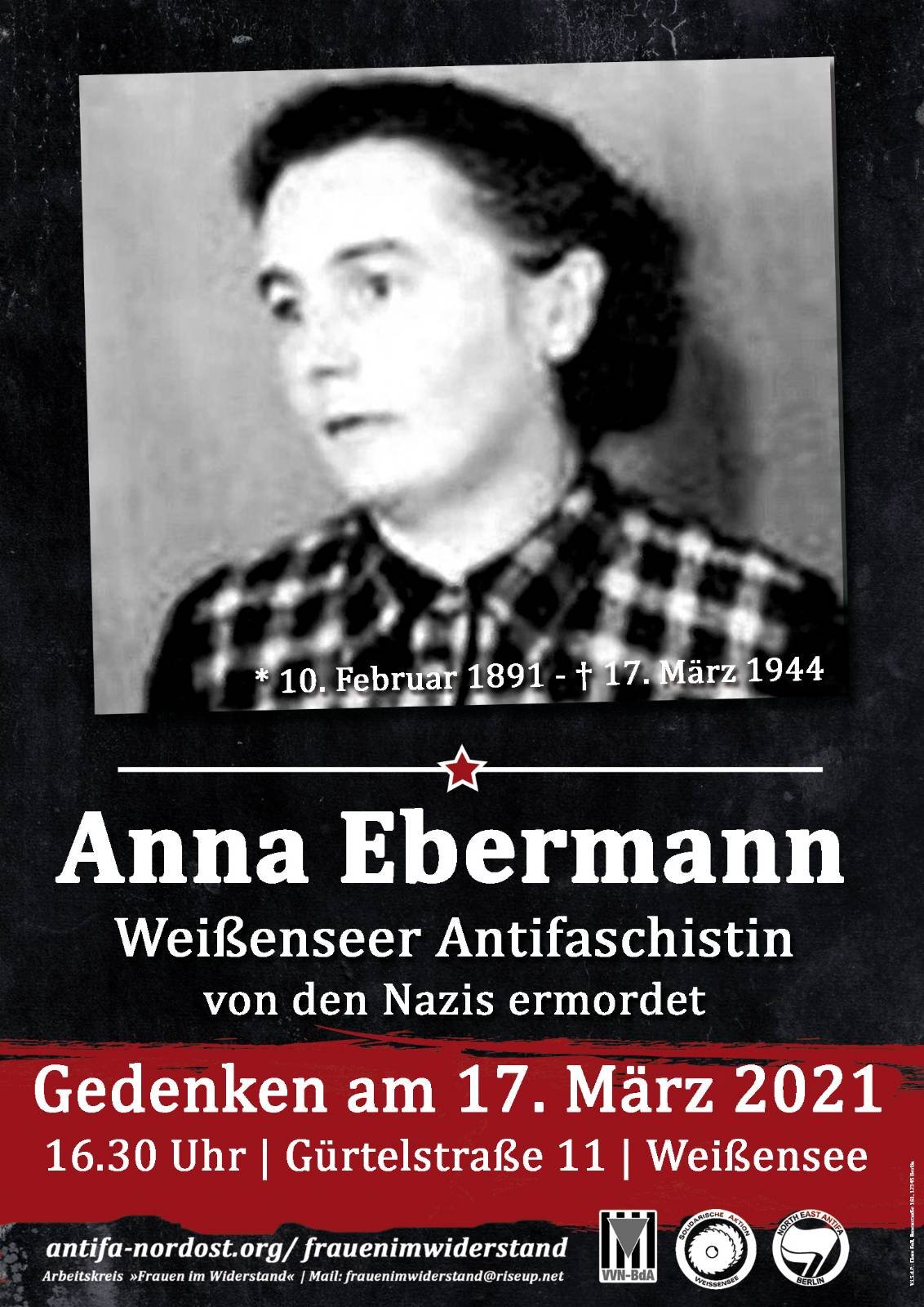 Gedenken an Anna Ebermann